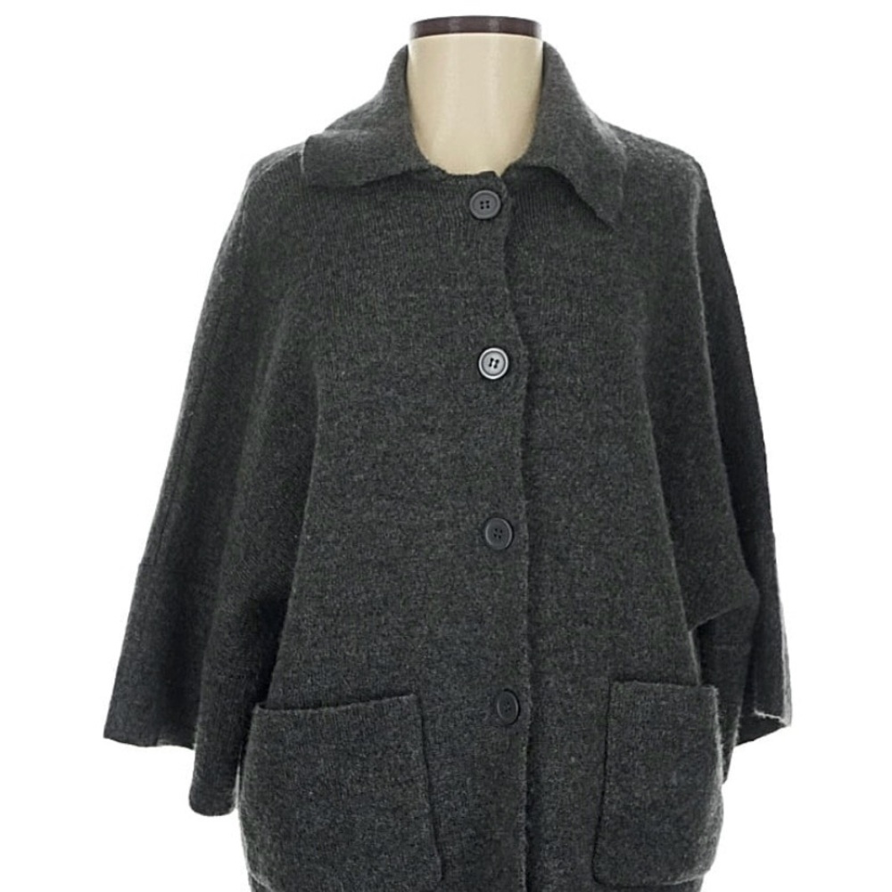 Tahari Dark Gray Women's Cardigan